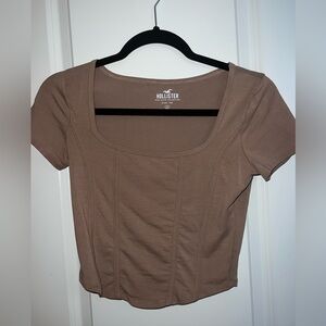 Brown Hollister Top